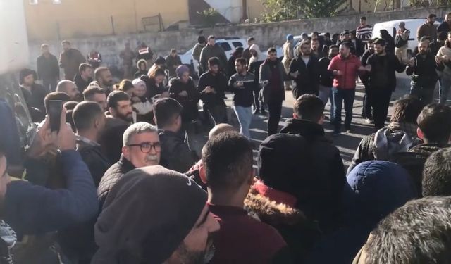 Eylem yapan tekstil işçilerine gözaltı