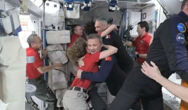 Türk astronotun içinde olduğu uzay aracı ISS’e ulaştı