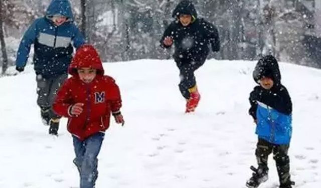 Bingöl'ün Karlıova ilçesinde eğitime kar engeli
