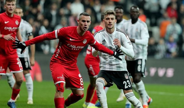 Beşiktaş sahasında Antalyaspor'a mağlup oldu