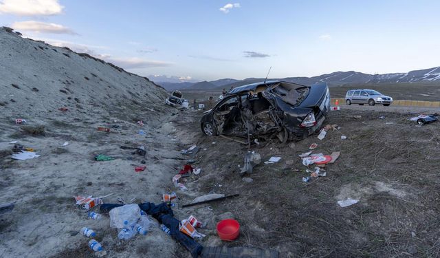 Erzurum'da feci kaza: 1 ölü, 6 yaralı