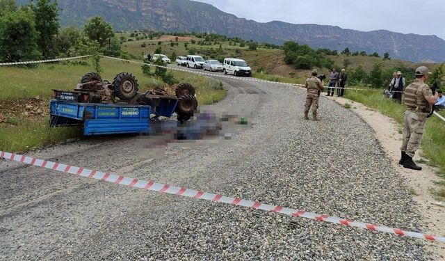 Siirt'te patpat devrildi, sürücüsü öldü