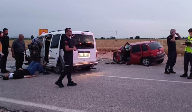 Kozan'da trafik kazası: 1 ölü, 5 yaralı