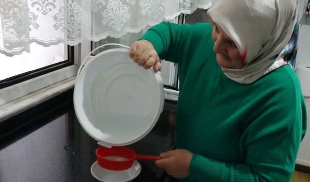 30 yıldır yağmur suyu içiyor