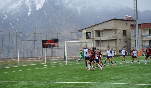 Hakkari Zap Spor Şampiyonluk yolunda büyük yara aldı!