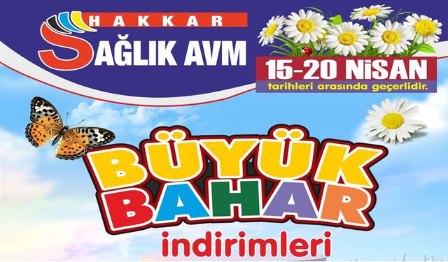Sağlık AVM'den bahara özel büyük indirim fırsatı!