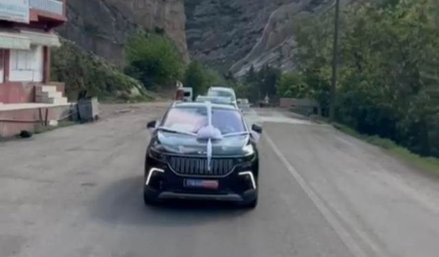 Şırnak'ta Togg, evlenen çiftlere gelin arabası olarak tahsis ediliyor