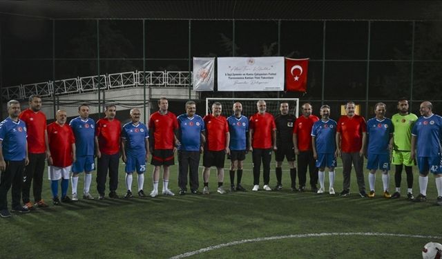 Çalışma hayatının tarafları ve basın mensupları futbol turnuvasında buluştu