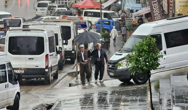 Şemdinli'de sağanak yağış hayatı olumsuz etkiledi