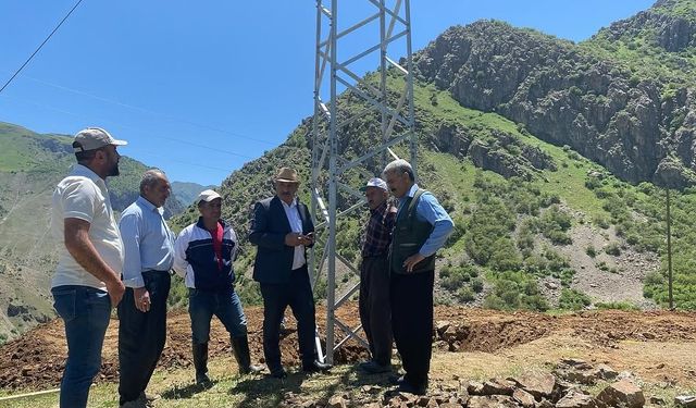 Durankaya'da baz istasyonu çalışmaları başladı