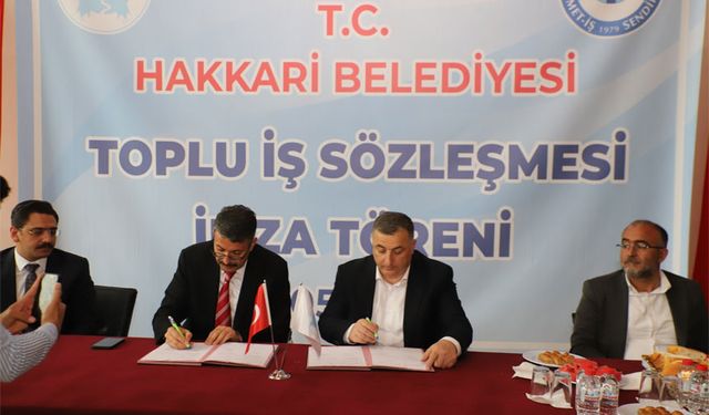 Hakkâri Belediyesinde  toplu sözleşme