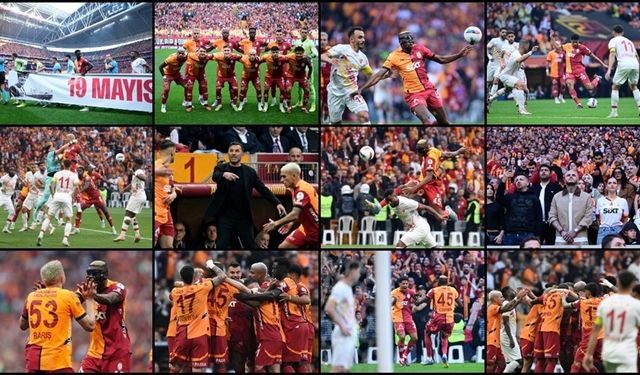 Galatasaray şampiyon oldu