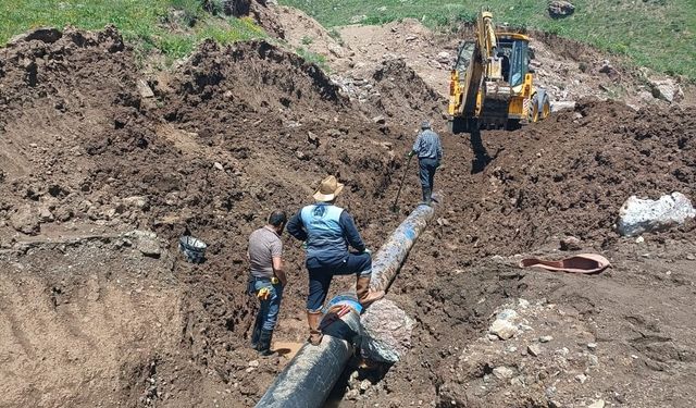 Berçelan Yaylası’nda 5 gün süren su arızası giderildi