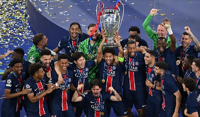 UEFA Şampiyonlar Ligi kupası PSG'nin oldu