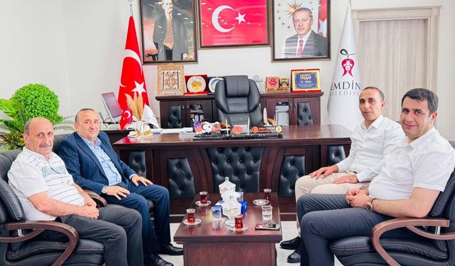 Defterdar Çalışır’dan Başkan Şakar’a ziyaret