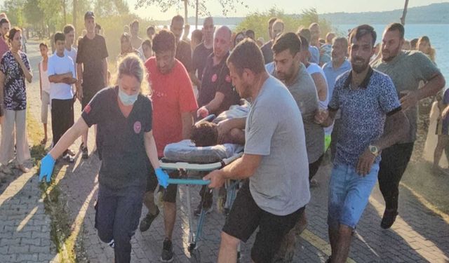 Serinlemek için göle giren çocuk boğuldu