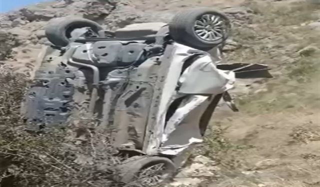 Freni çekilmeyen greyder, otomobili uçuruma sürükledi: 1 ölü