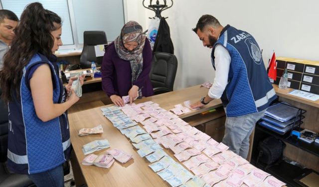 Van'da dilencilik yapan kişinin üzerinden 75 bin 950 lira çıktı