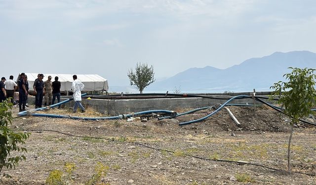 Elazığ'da 1'i kadın 2 kişi sulama havuzunda ölü bulundu