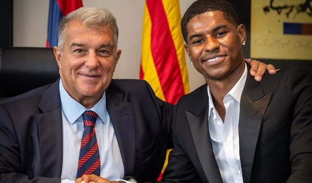 Barcelona, Marcus Rashford'u duyurdu