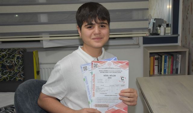 Batmanlı LGS 1'incisi Ömer: Bol bol kitap okudum