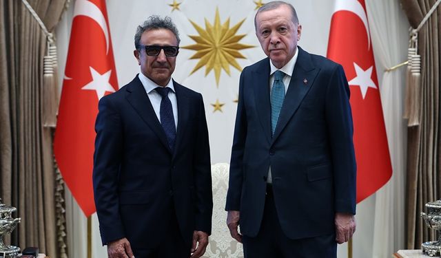 Cumhurbaşkanı Erdoğan iş insanı Hamdi Ulukaya'yı kabul etti