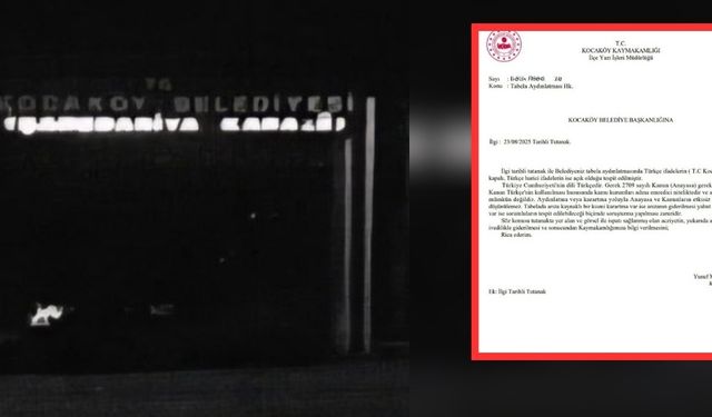 Kaymakam DEM’li Belediye’yi uyardı!