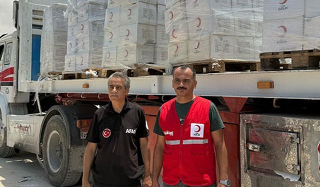 Türk Kızılay’dan Gazze’ye 165 TIR gıda yardımı