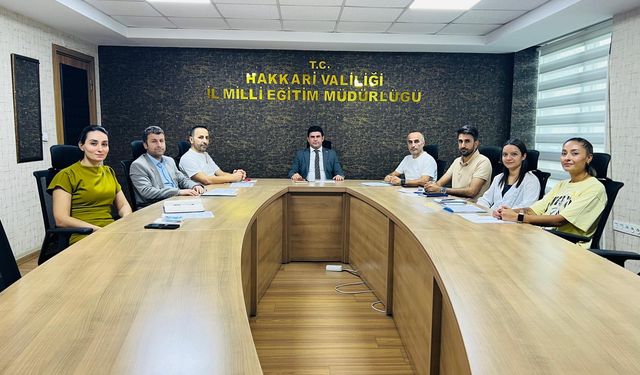Hakkari MEB'de ARGE toplantısı yapıldı