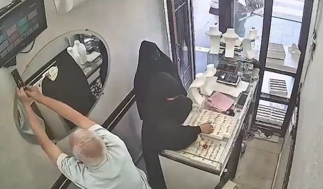 Kuyumcudan 2,5 kilo altın çalan 8 şüpheli tutuklandı