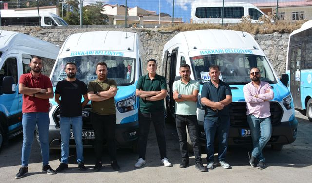 Hakkari'de servisler tek noktada toplandı