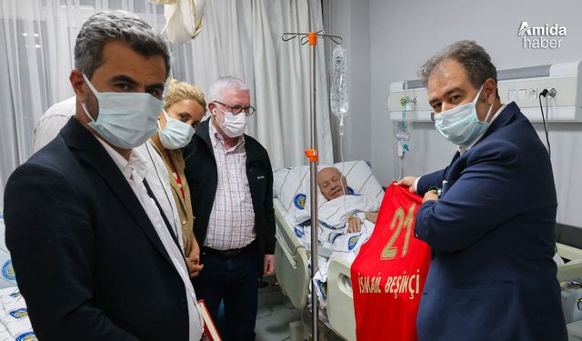 Amedspor yönetiminden İsmail Beşikçi'ye ziyaret