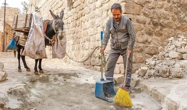 Kadrolu eşekler 7 yıl çalışıp emekli oluyorlar