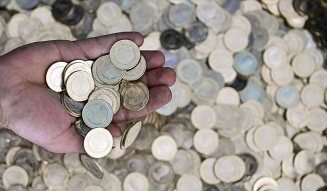 Yılın 9 ayında 1 milyar liralık madeni para cebe girdi