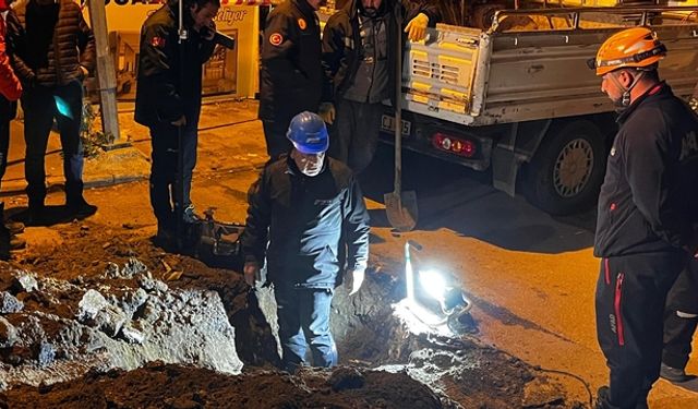 Doğalgaz sızıntısı ihbarı ekipleri alarma geçirdi
