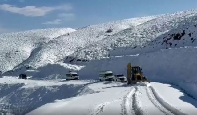 Muş'ta 14 köy yolu ulaşıma kapandı