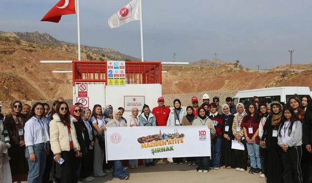 Öğrenciler Gabar'da petrol üretim sürecine tanıklık etti