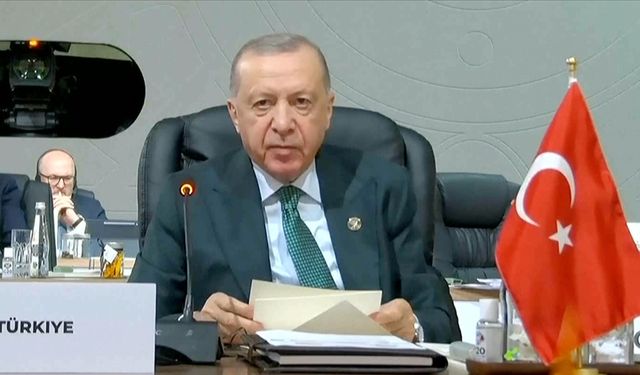 Cumhurbaşkanı Erdoğan'dan Filistin açıklaması