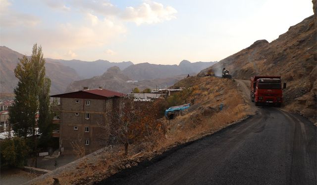 Gazi Mahallesi Kayadibi yolu asfaltlandı