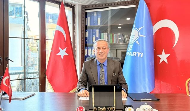 Ak Parti İl Başkan Kaya'dan Üç Aylar mesajı