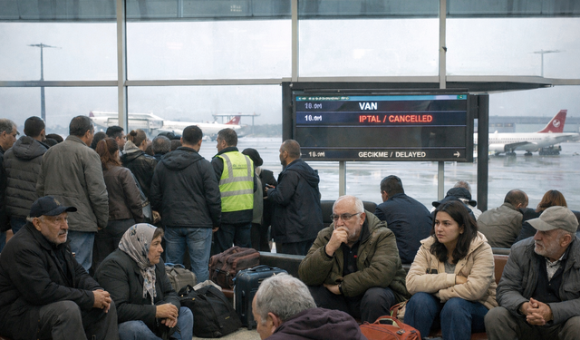 Ankara–Van uçağı kalkamadı, yolcular mağdur
