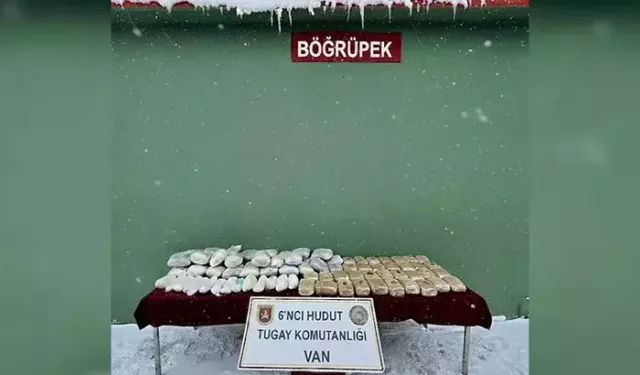 Van'da 77 kilo yasaklı madde ele geçirildi