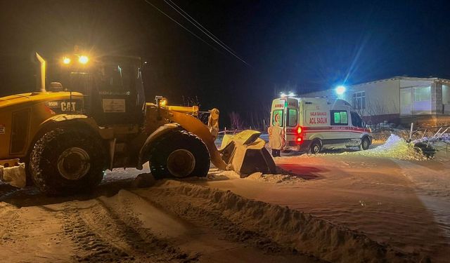Van’da yolu kapalı mahallelerdeki hastalara ulaşıldı