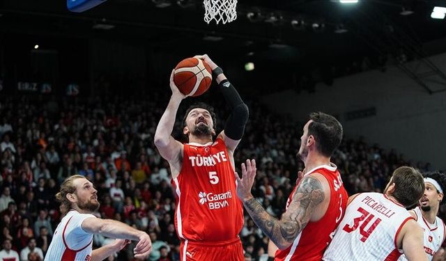 A Milli Basketbol Takımı, İsviçre'yi 85-60 yendi