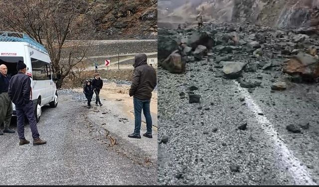 Hakkari'de kapanan yol ekiplerin çalışmasıyla açıldı