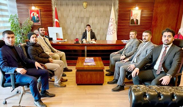 TÜGVA Heyetinden İl Millî Eğitim Müdürü Yılmaz’a ziyaret