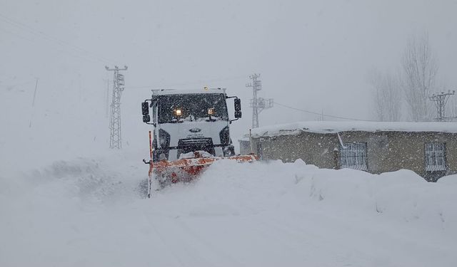 Şırnak’ta kar kalınlığı 2 metreyi geçti