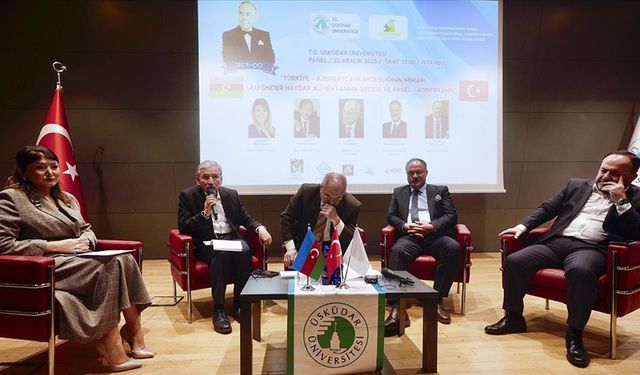 Haydar Aliyev, Üsküdar Üniversitesi'nde anıldı