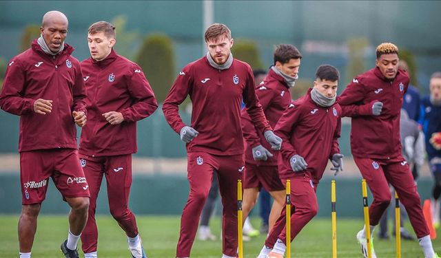 Trabzonspor, Galatasaray maçının hazırlıklarını sürdürdü