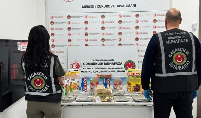 Havalimanında 4.5 kilo esrar ele geçirildi, 1 gözaltı